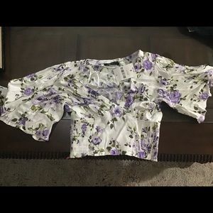 Floral crop top